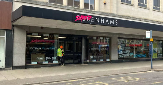 Shredenhams - a new skatepark in Bristol built in a derelict Debenhams