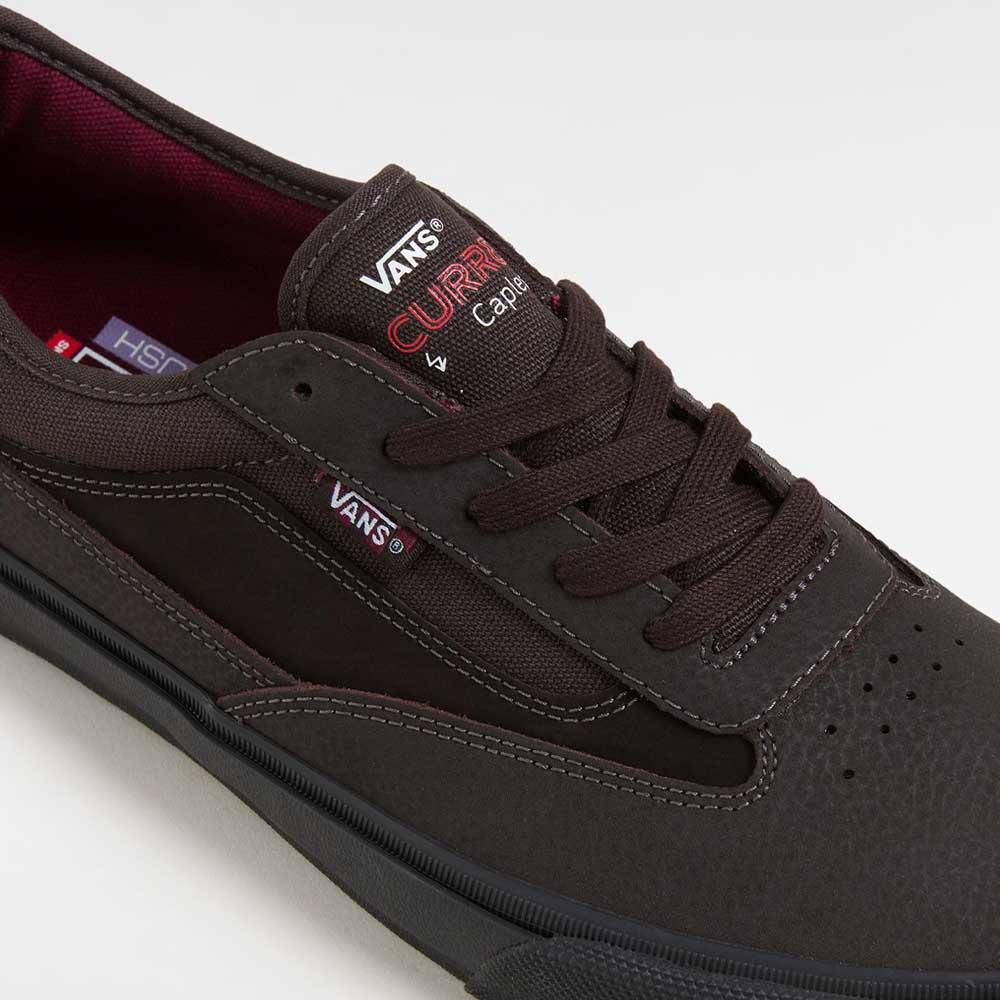 Vans Skate Curren Caples Dark Brown Skate Shoes