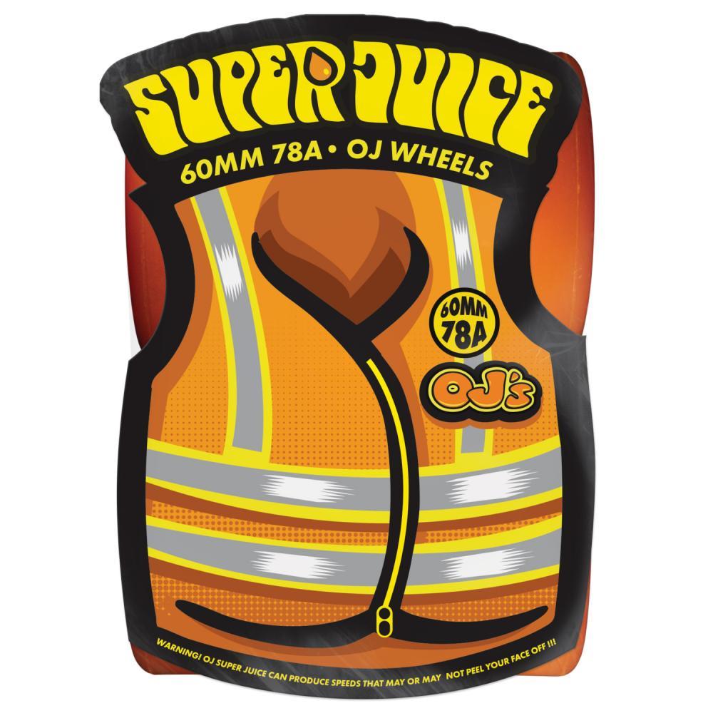OJ Skateboard Wheels Super Juice 78a Orange 60mm