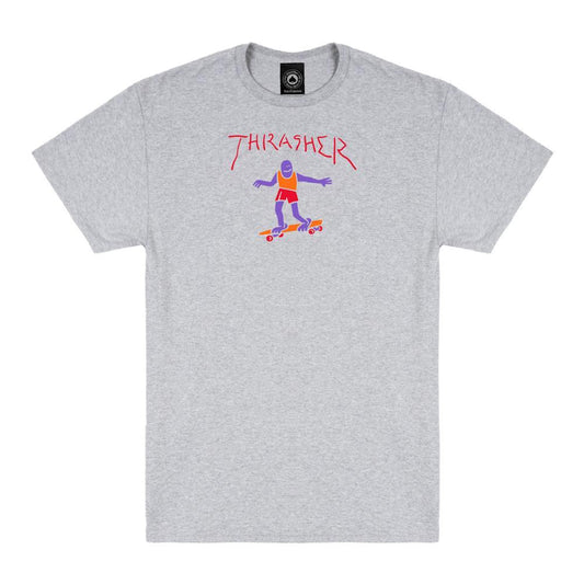 Thrasher Magazine Gonz Fill Ash Grey T-Shirt