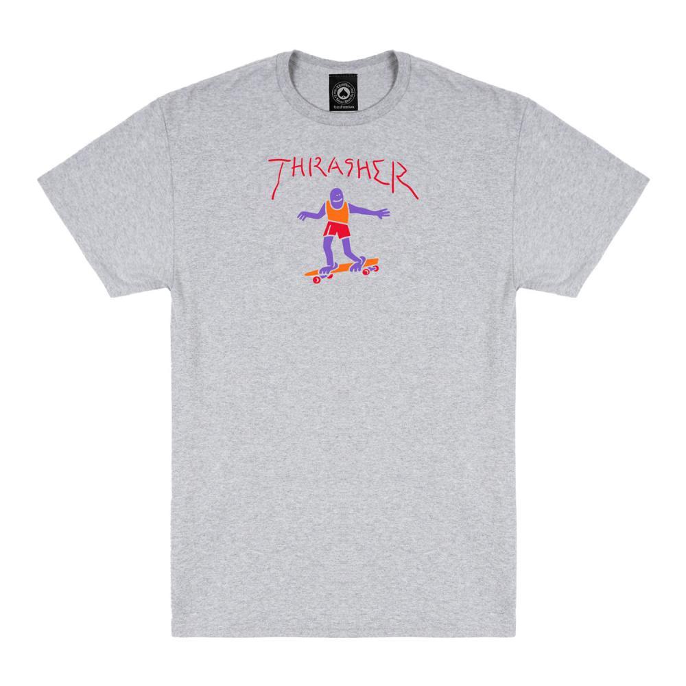 Thrasher Magazine Gonz Fill Ash Grey T-Shirt