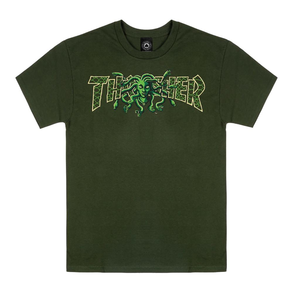 Thrasher Magazine Medusa T-Shirt Forest Green