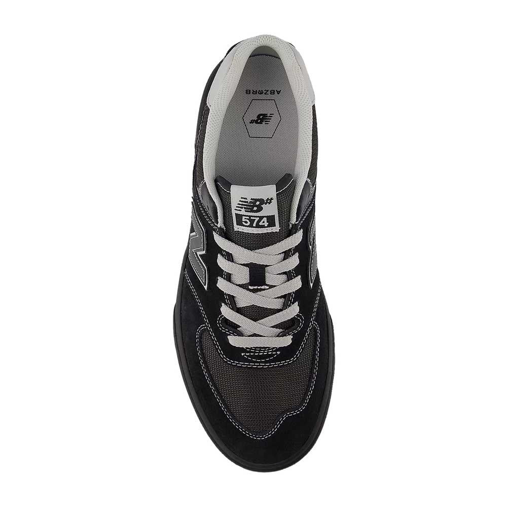 New Balance Numeric 574 Vulc Black Grey Skate Shoes