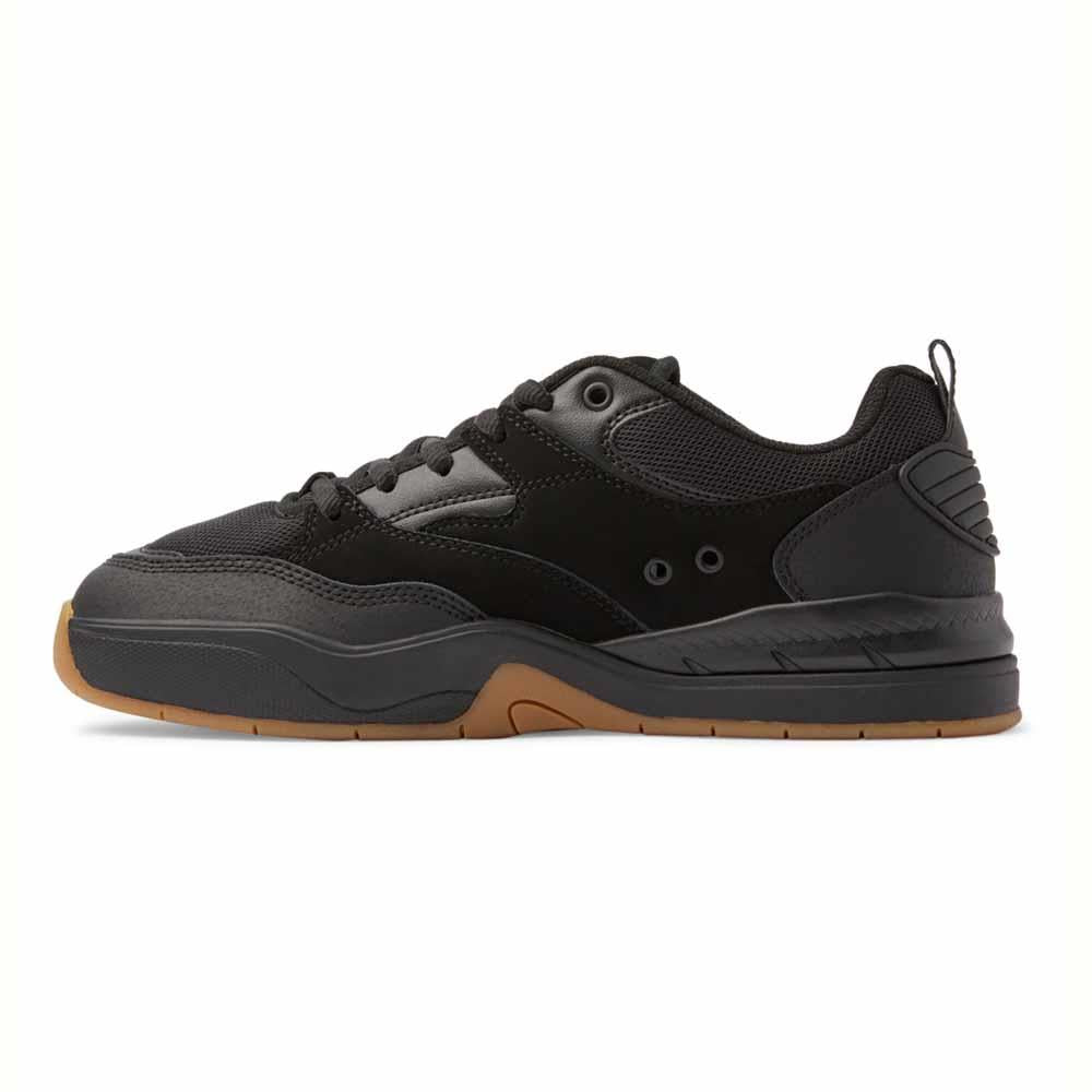 DC Shoes Ascend Black Black Gum Skate Shoes
