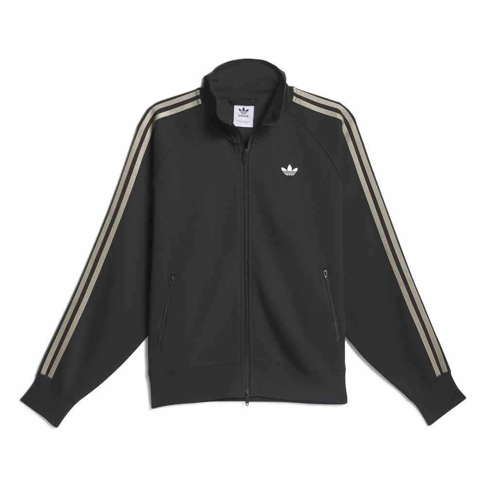 adidas Men's adi Firebird Track Top (White, Black, Medium