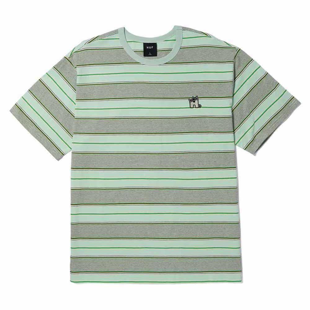 HUF Vernon Short Sleeve T-Shirt Relaxed Knit Smoke Mint