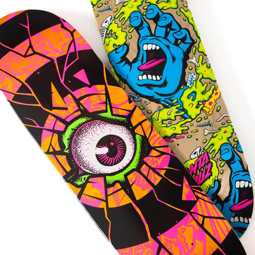 Santa Cruz Roskopp Dissect Skateboard Deck Multi 8.5"