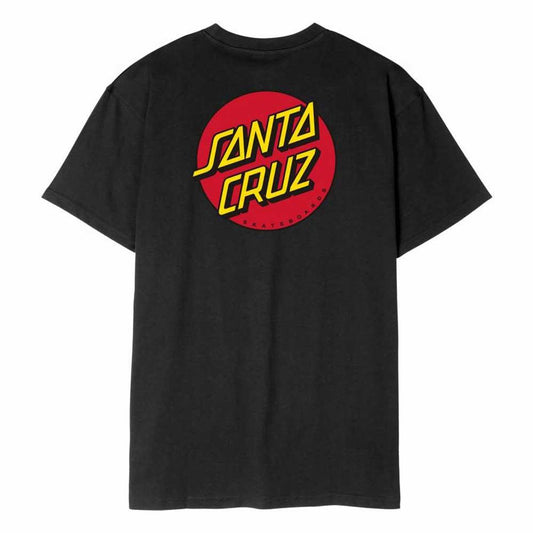 Santa Cruz Skateboards SP26 Classic Dot Chest T-Shirt Black