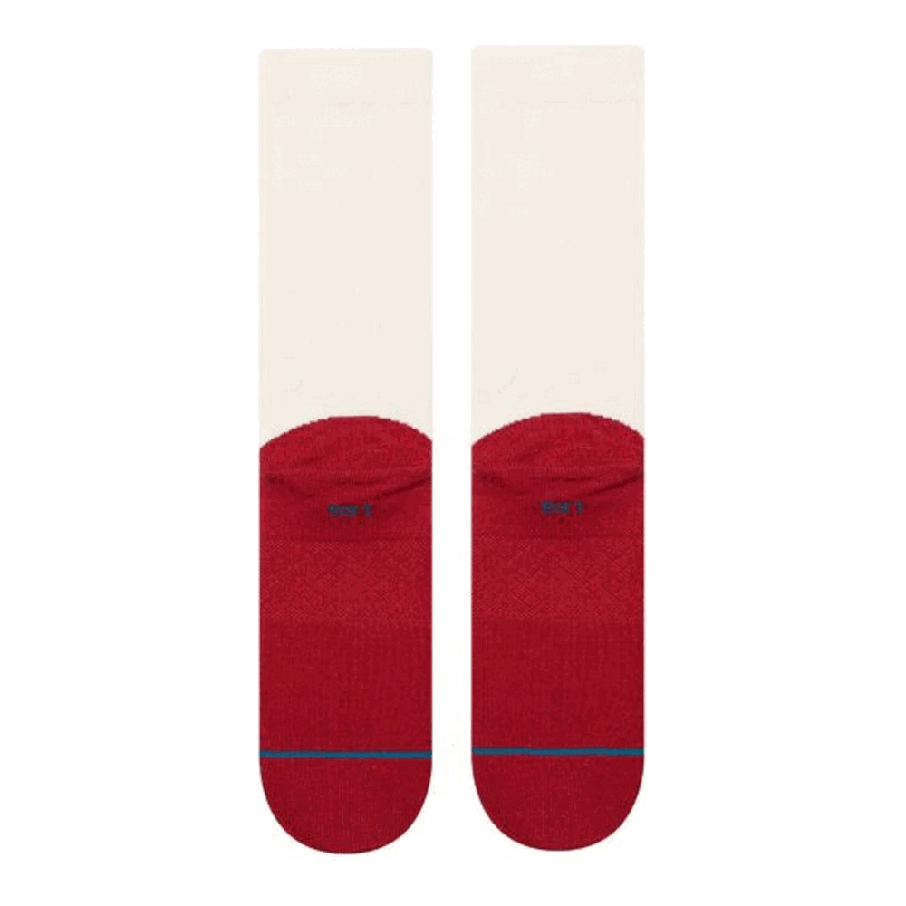 Stance Heating Up Crew Socks Red Large Uk7-11