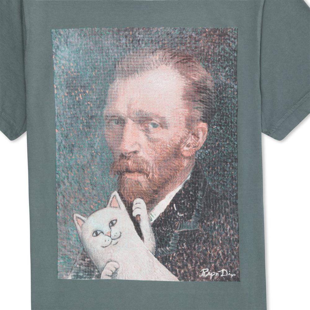 Ripndip Van Nermal T-Shirt Charcoal