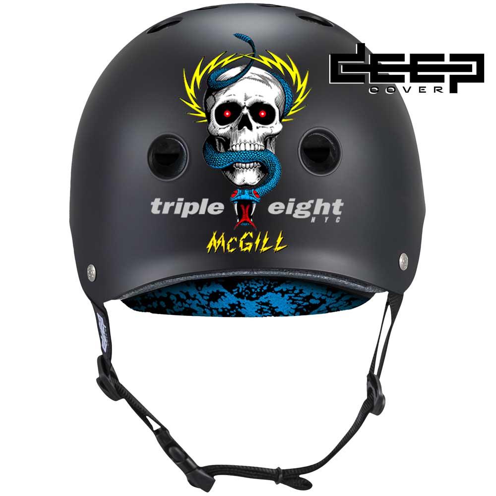 Triple Eight Deep Cover Skateboard helmet SE Mike McGill XS/S