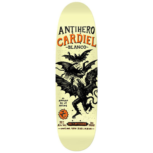 Anti Hero Skateboard Deck Cardiel Carnales Off White/Black 9.18 "