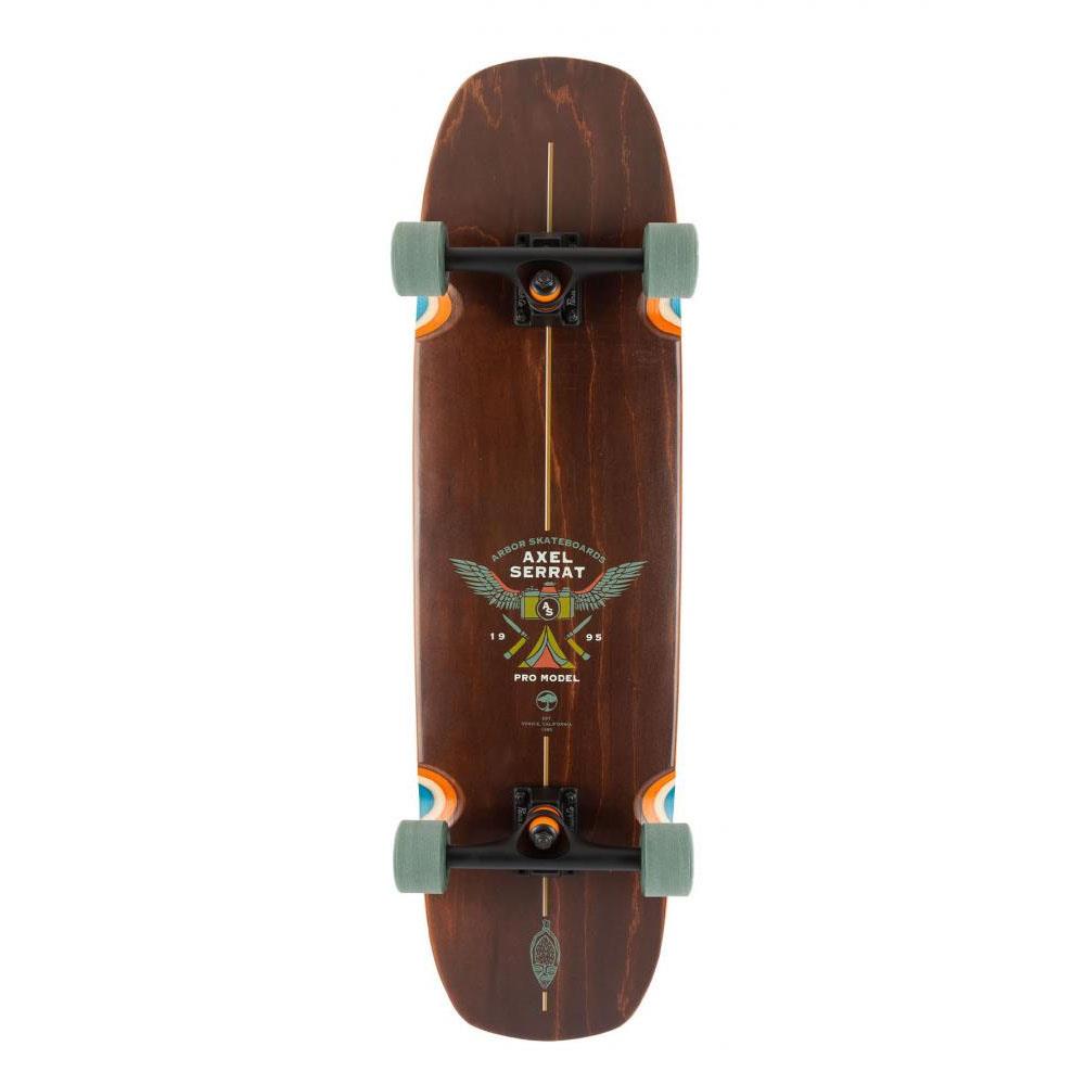 Arbor Hybrid Complete Cruiser Skateboard Crosscut Axel Serrat Pro Multi 34"