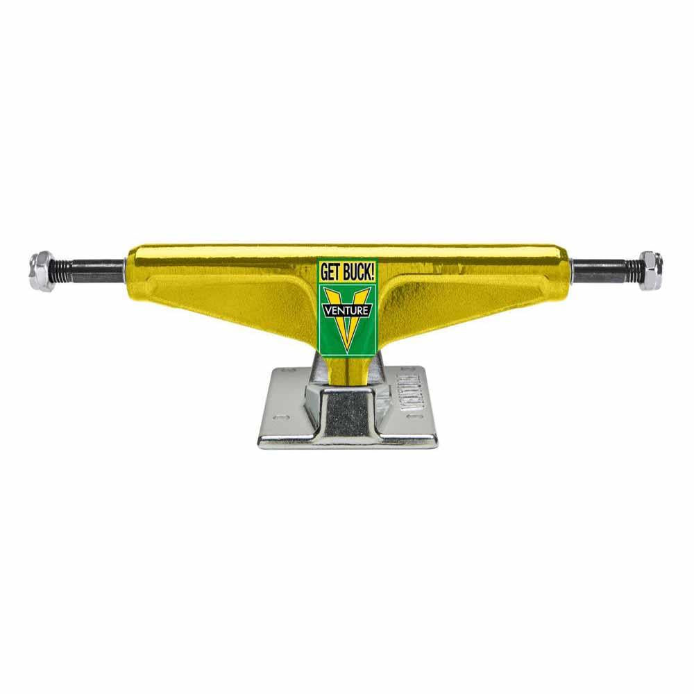 Venture V Hollow Skateboard Trucks Shake Junt X Venture Anodized Yellow/ Polished 5.6"