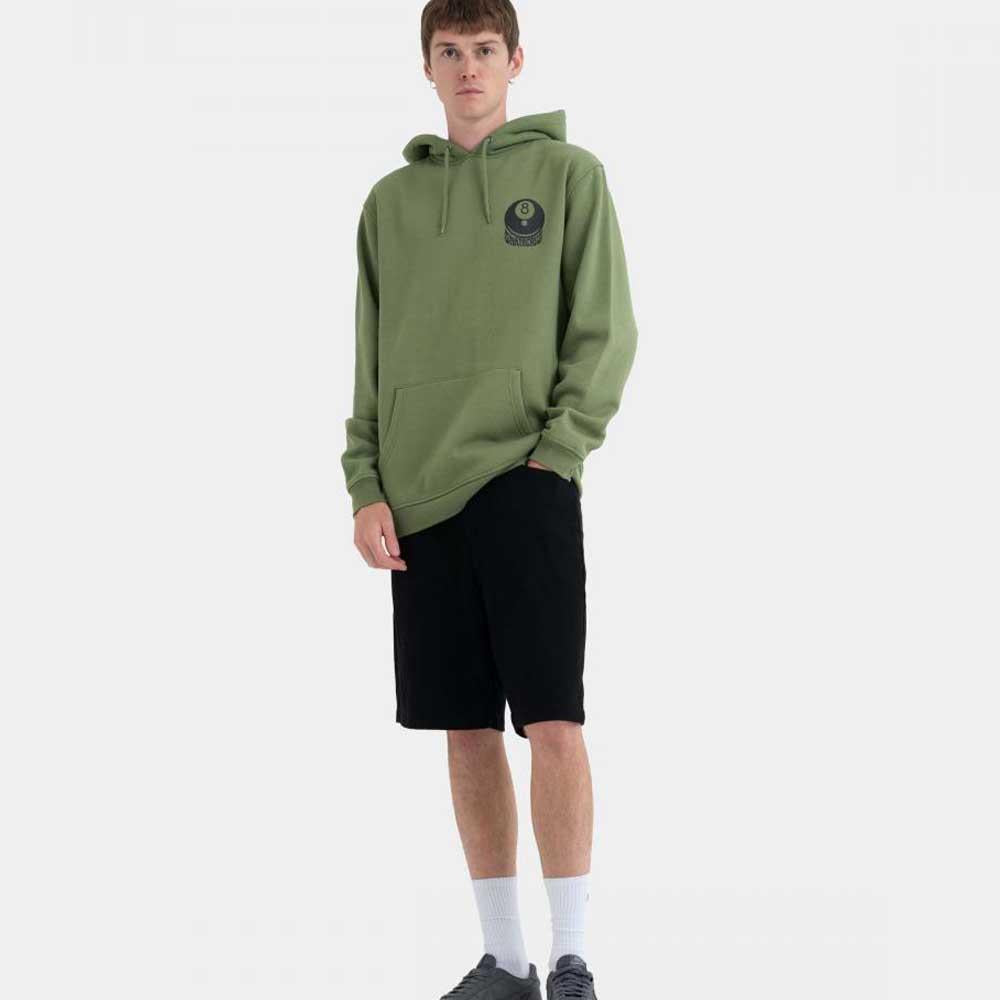 Santa Cruz Winkowski 8 Ball Samurai Hooded Sweatshirt Dill Green