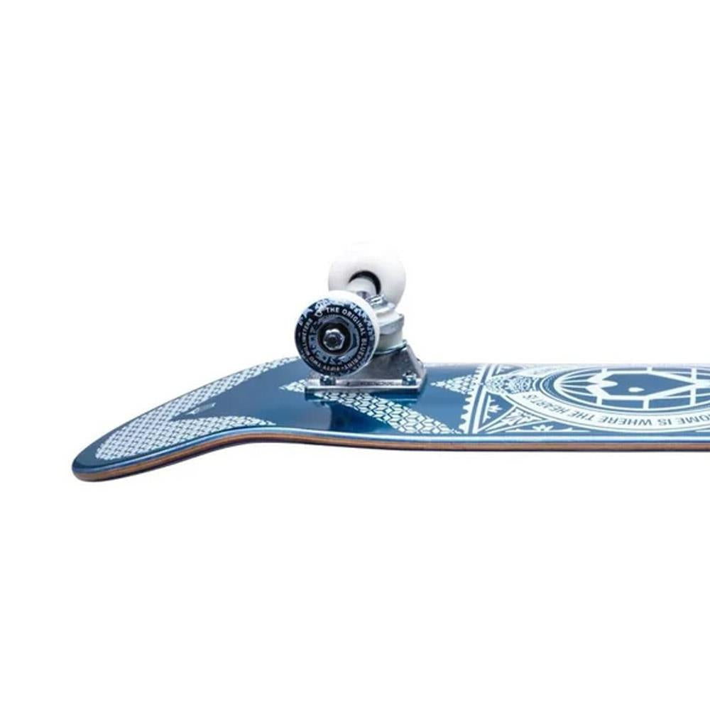 Blueprint Home Heart Factory Complete Skateboard Navy White 8"