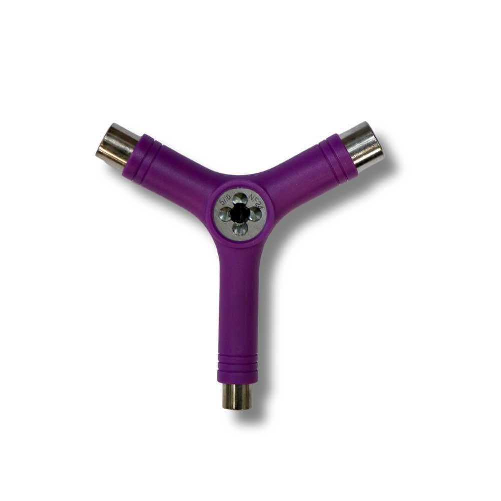 G-Tool Y Skateboard Tool with Axle Rethreader Purple