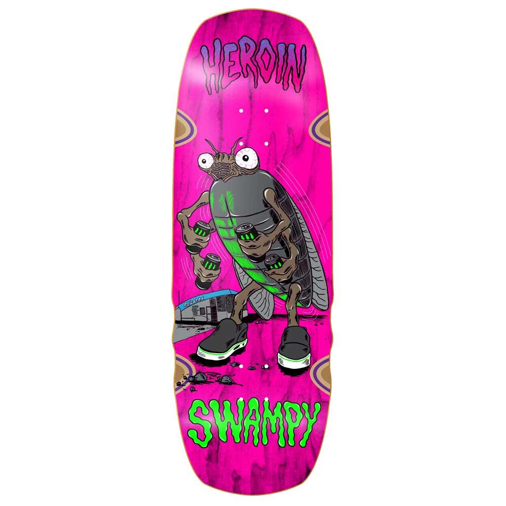 Heroin Skateboards Swampy Bug Skateboard Deck 10.75"