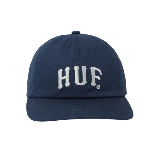 HUF Arch 6 Panel CV Snapback Navy