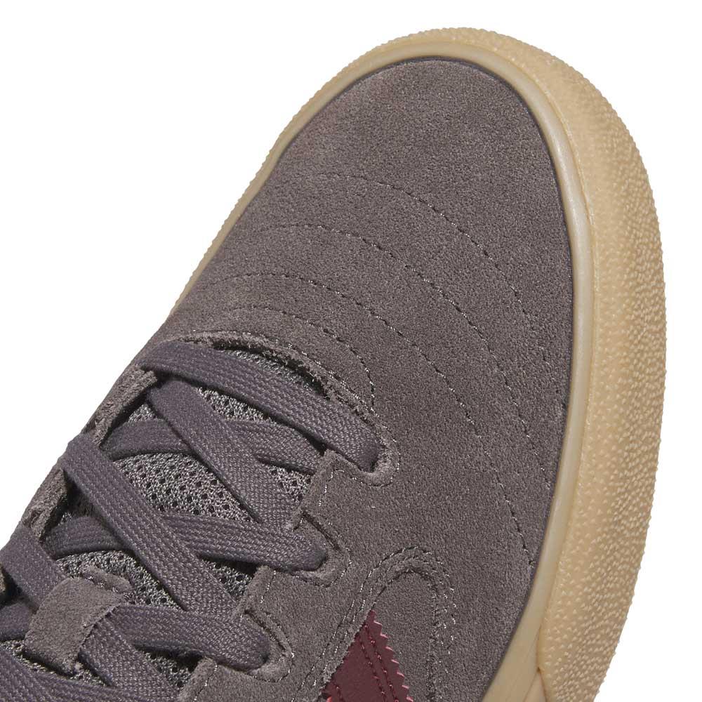 Adidas Skateboarding Busenitz Vulc II Charcoal Shadow Red Gum Skate Shoes