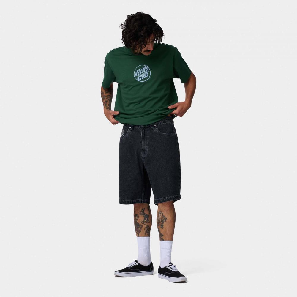 Santa Cruz Stamped Big Shorts Black