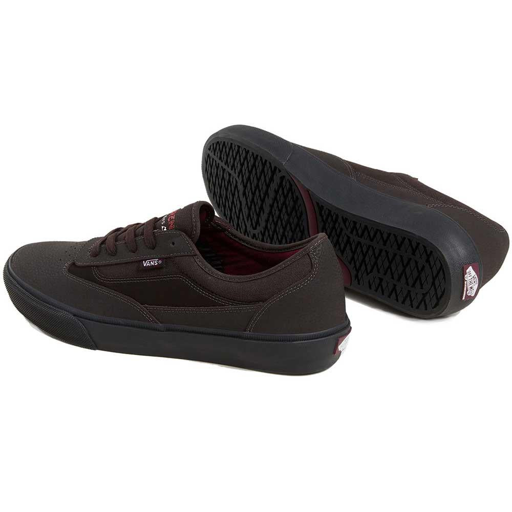 Vans Skate Curren Caples Dark Brown Skate Shoes