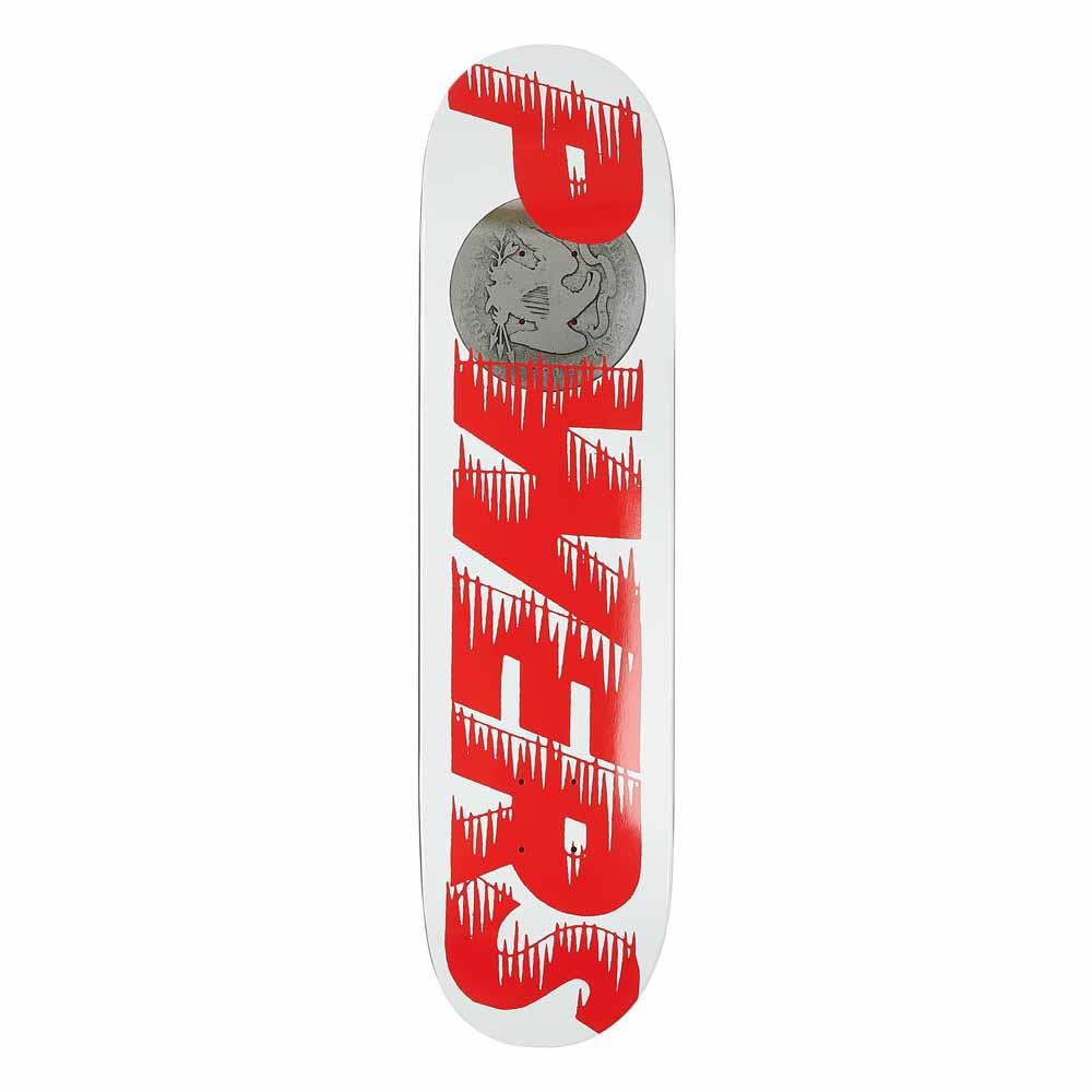 Palace Skateboards Shaun Powers Winter 24 Pro White Skateboard Deck 8"