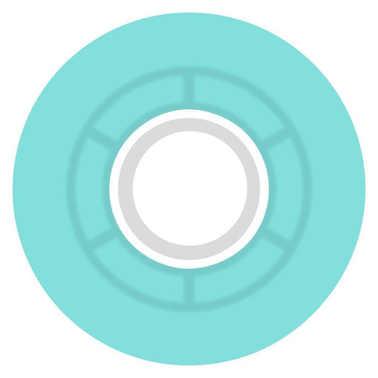 Ricta Skateboard Wheels Clouds Transparent 78a Aqua White 57mm