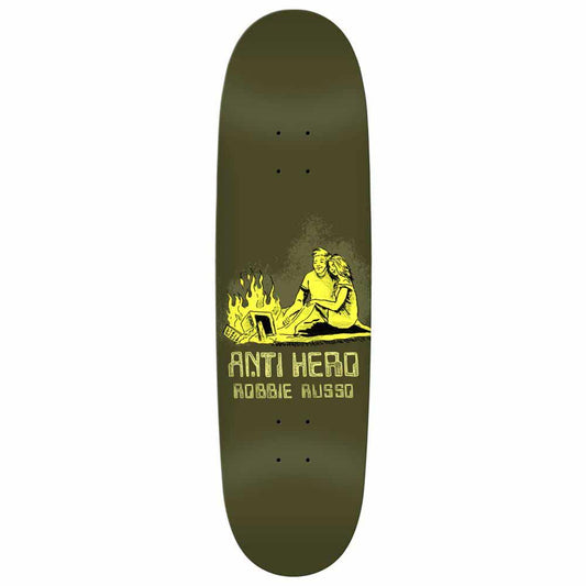 Anti Hero Pro Skateboard Deck Russo Hate Computer Green 8.75"