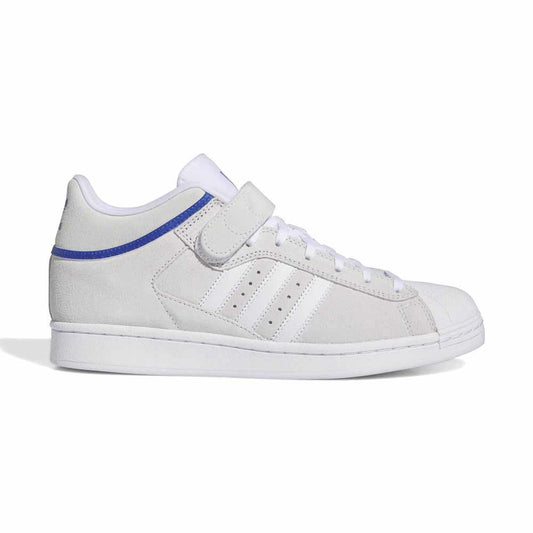 Adidas Skateboarding Pro Shell Adv Crystal Feather White Royal Blue Skate Shoes