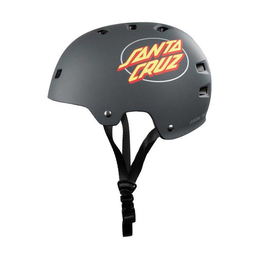 Bullet x Santa Cruz Helmet Oval Dot Matte Charcoal Adult