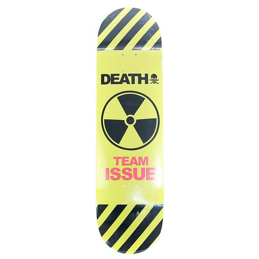 Death Skateboards Team Issue Skateboard Deck Yellow 8.5"