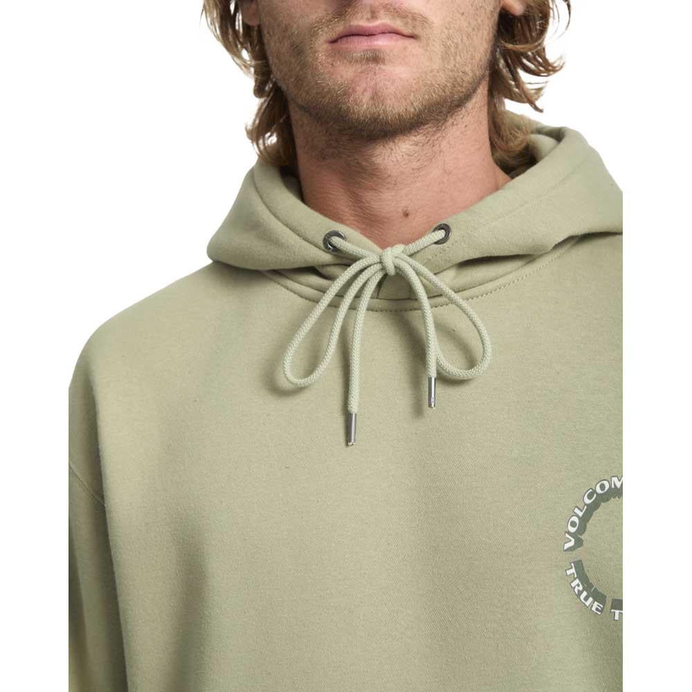 Volcom Watanite Pullover Hooded Sweatshirt Green Tea