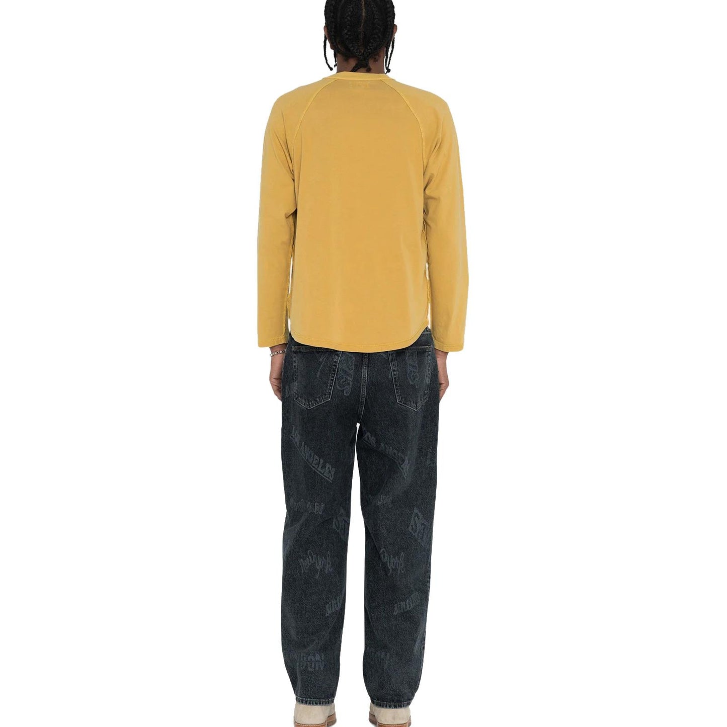 Stussy Inside Out Raglan Longsleeve Tee Mustard