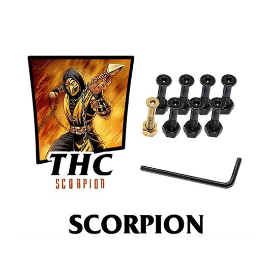 The Hardware Company THC LTD Scorpion 1"Allen Nuts And Bolts Gold