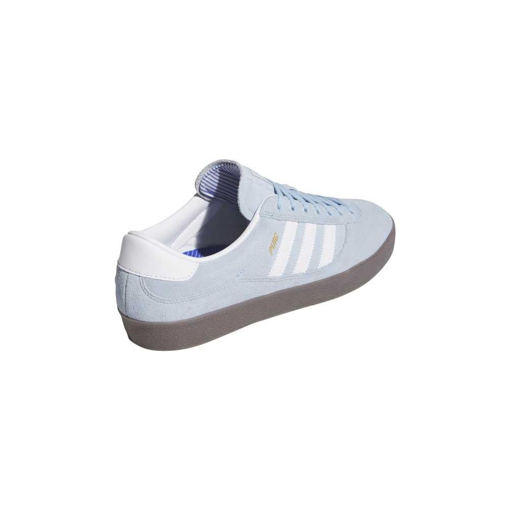 Adidas Skateboarding Puig Indoor Clear Sky Cloud White Gum Skate Shoes