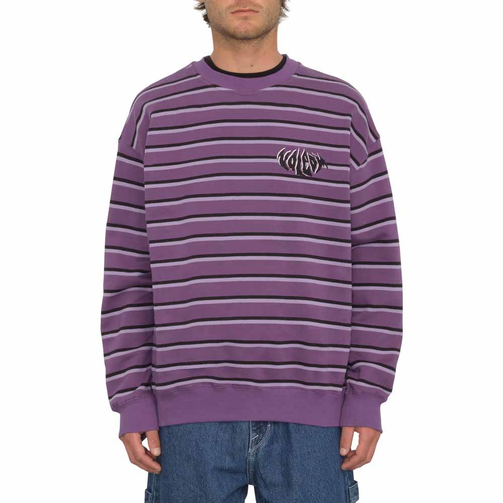 Volcom Rayeah Crewneck Sweatshirt Deep Purple – Black Sheep Store