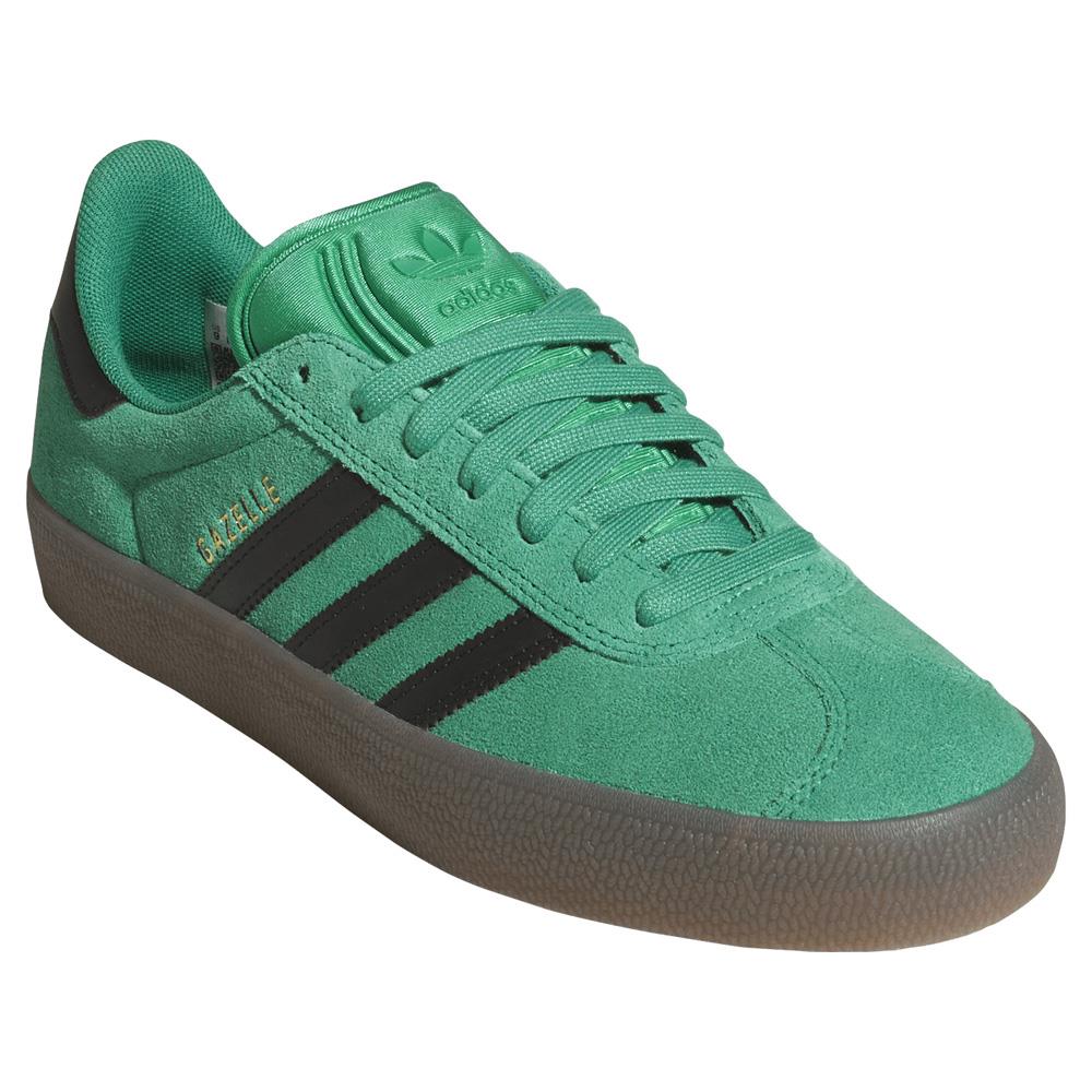 Adidas Gazelle ADV Skate Shoes Court Green Core Black Gum