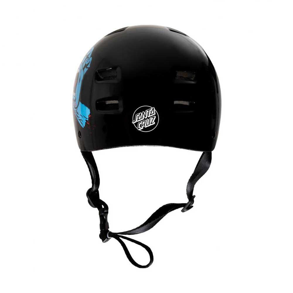 Bullet x Santa Cruz Helmet Screaming Hand Youth 49-54m Gloss Black