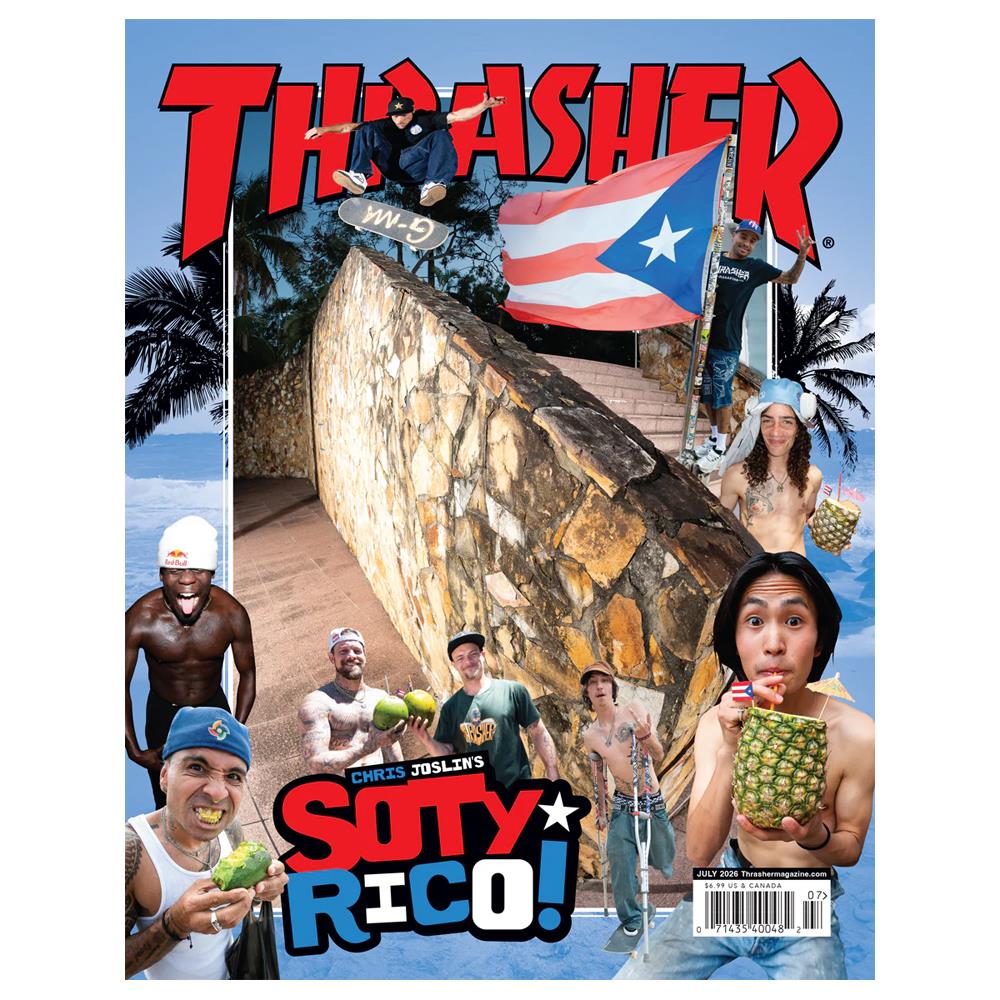 Thrasher Magazine July 2026 Issue 552 Chris Joslin Frontside Flip Cover