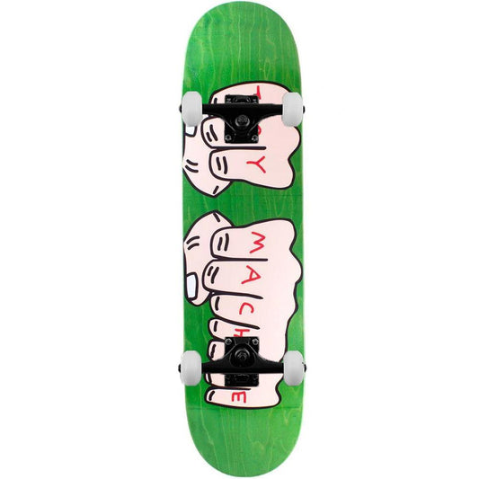 Toy Machine Skateboards Fist Large Complete Skateboard Multi 8.25""