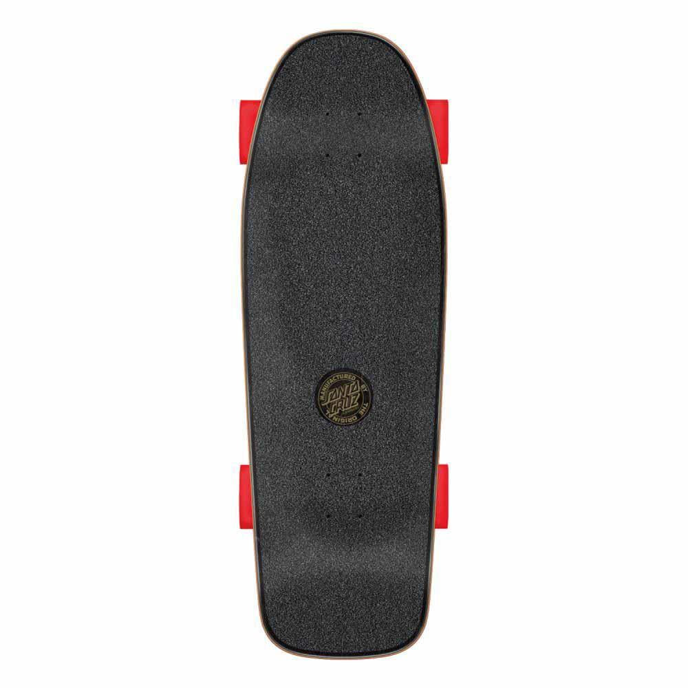Santa Cruzer Complete Skateboard Classic Dot Check Surf Skate Blue 9.8 "