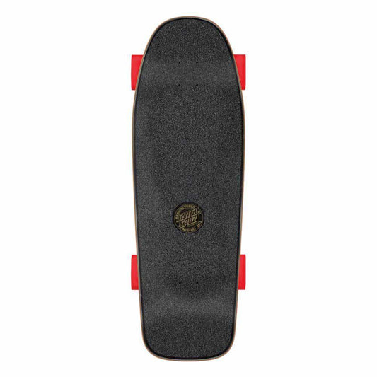 Santa Cruzer Complete Skateboard Classic Dot Check Surf Skate Blue 9.8 "