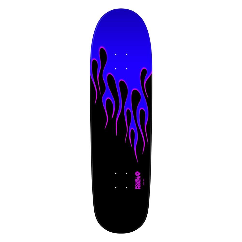 Powell Peralta NITRO Hot Rod Flames Skateboard Deck Blue Black Skateboard Deck 9.33"