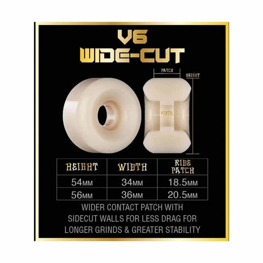 BONES Skateboard  Wheels X-Formula  V6 Wide-Cut 99A Runny Bunny 55mm