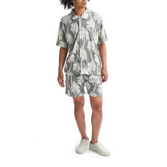 RVCA Palms Down Exotica Shorts Jade Green