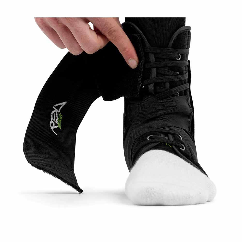 REKD Energy Covert Ankle Braces Black