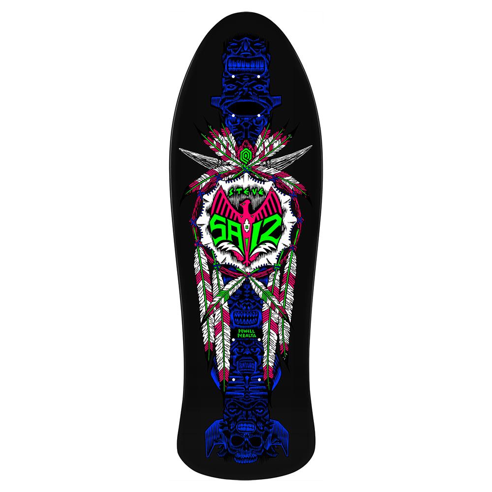 Powell Peralta Steve Saiz Totem '05' Blacklight Skateboard Deck 10"