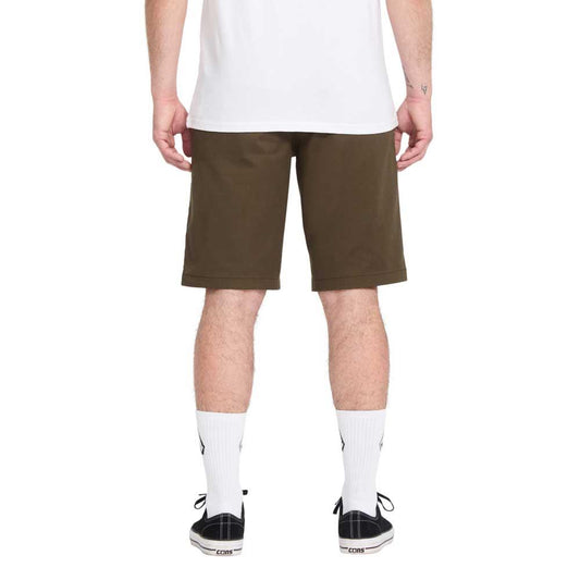 Volcom Frickin Modern Stretch Short 21 Sage Leaf Green