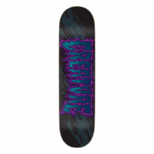 Creature Skateboard Deck Toxica Med 7Ply Birch Black/Purple/Teal 8"